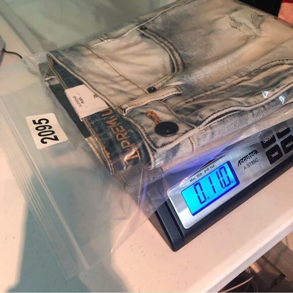 🆕 RUE21 Premium Supreme Flex At the Knee Jean Short Bermuda Destructed 26 NWT - Picture 8 of 8